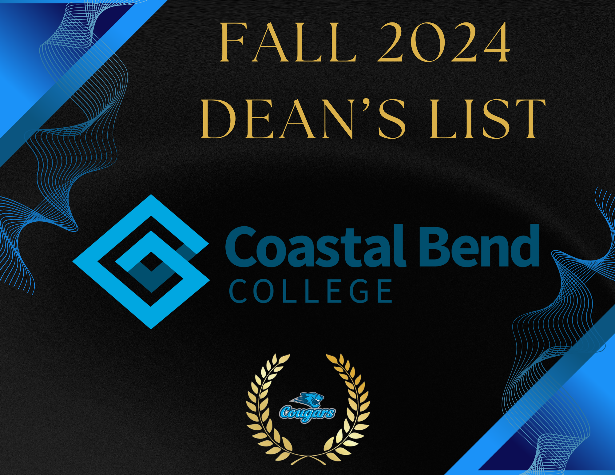 Coastal Bend College Athletics Celebrates Fall 2024 Dean's List Recipients: A Record Achievement