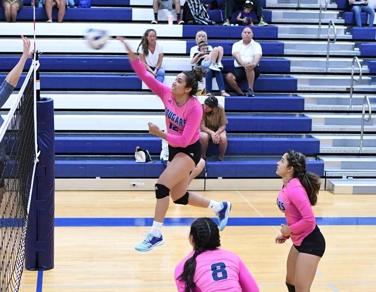 Volleyball Swept by Victoria